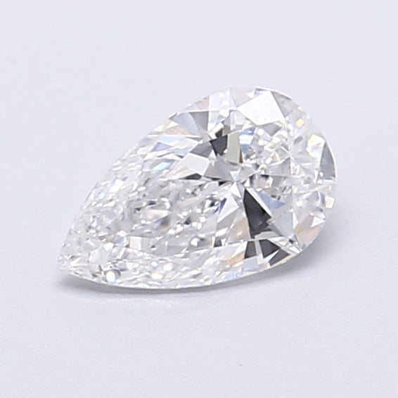 0.66 Carat Pear Shaped, Very Good Cut, D Color, VVS2 Clarity, IGI Certified Lab Grown Diamond