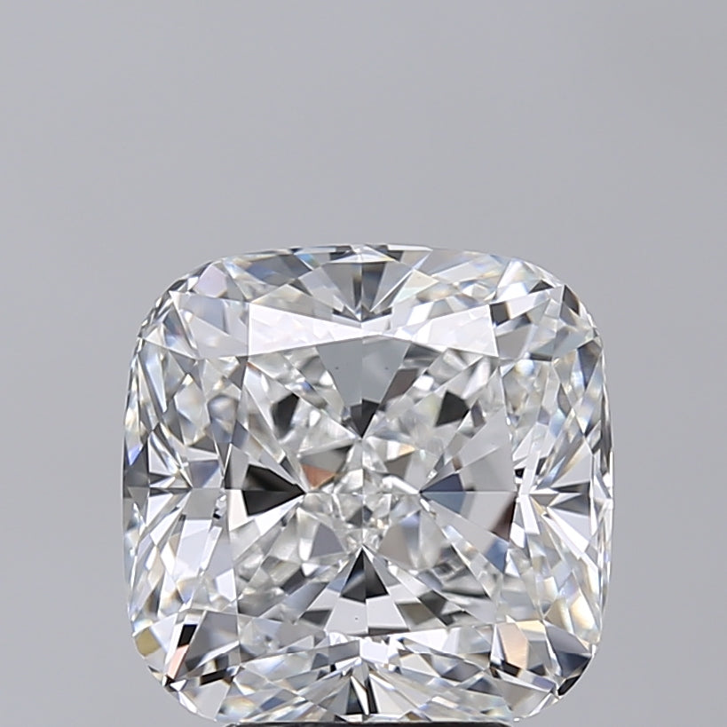 5.00 Carat Cushion Shaped, Excellent Cut, E Color, VVS2 Clarity, IGI Certified Lab Grown Diamond