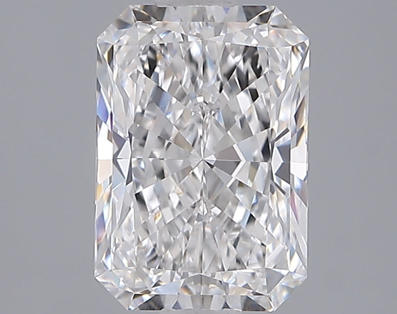 2.05 Carat Radiant Shaped, Ideal Cut, E Color, VVS1 Clarity, IGI Certified Lab Grown Diamond