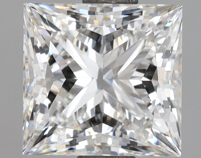 2.59 Carat Princess Shaped, Ideal Cut, F Color, VVS2 Clarity, IGI Certified Lab Grown Diamond