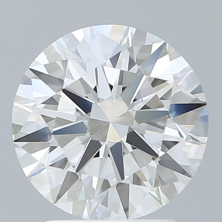 2.71 Carat Round Shaped, Ideal Cut, D Color, VVS2 Clarity, IGI Certified Lab Grown Diamond