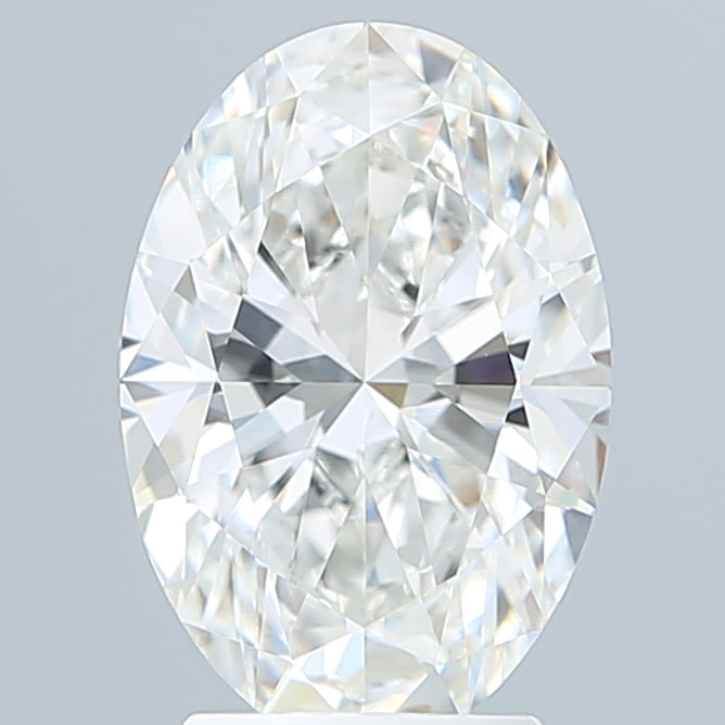 3.10 Carat Oval Shaped, Ideal Cut, F Color, VVS1 Clarity, IGI Certified Lab Grown Diamond