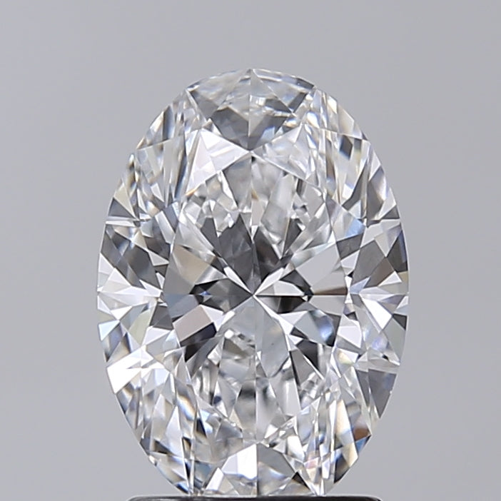 2.01 Carat Oval Shaped, Excellent Cut, D Color, VVS2 Clarity, IGI Certified Lab Grown Diamond