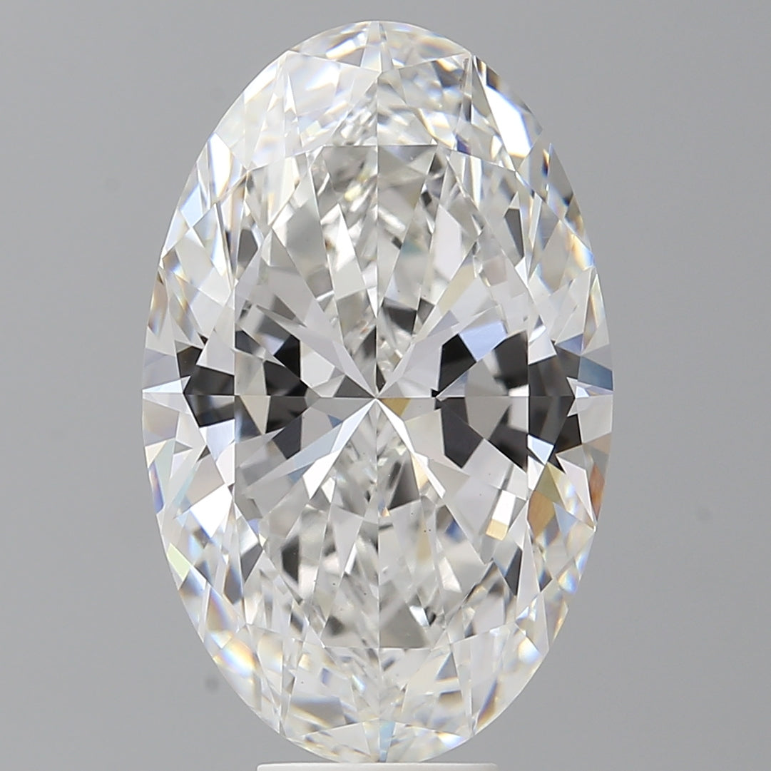 9.53 Carat Oval Shaped, Ideal Cut, F Color, VVS2 Clarity, IGI Certified Lab Grown Diamond