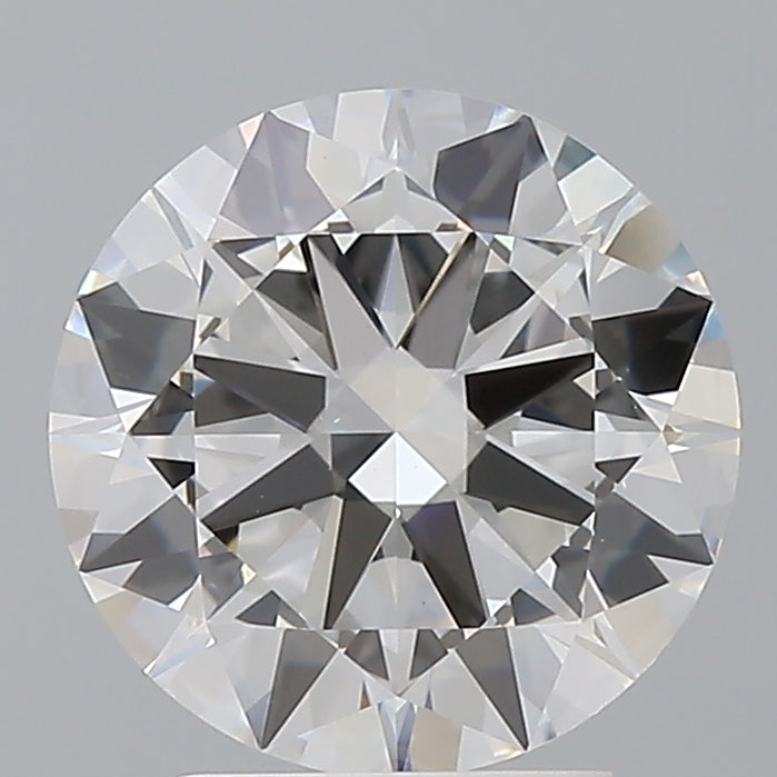 3.05 Carat Round Shaped, Excellent Cut, E Color, VS1 Clarity, IGI Certified Lab Grown Diamond