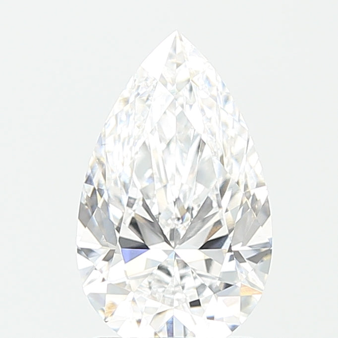 2.10 Carat Pear Shaped, Ideal Cut, E Color, VS1 Clarity, IGI Certified Lab Grown Diamond