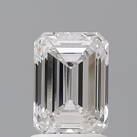 1.54 Carat Emerald Shaped, Ideal Cut, E Color, VVS2 Clarity, IGI Certified Lab Grown Diamond