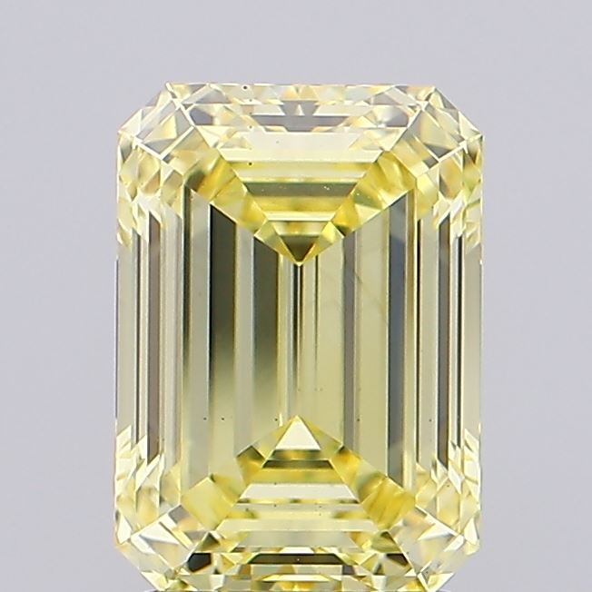 2.51 Carat Emerald Shaped, Ideal Cut, VS1 Clarity, IGI Certified Lab Grown Diamond
