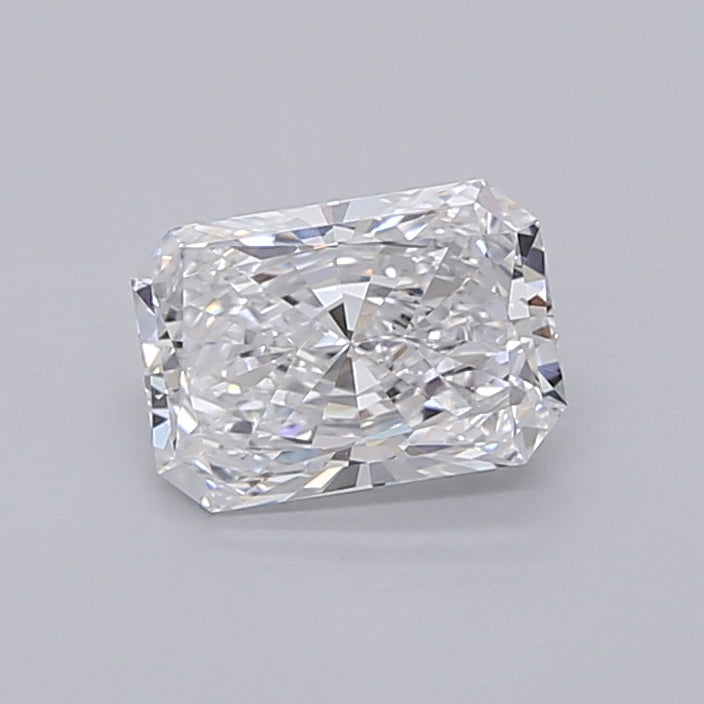 1.02 Carat Radiant Shaped, Excellent Cut, D Color, VVS1 Clarity, IGI Certified Lab Grown Diamond