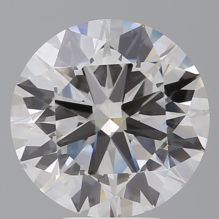 6.08 Carat Round Shaped, Ideal Cut, F Color, VVS2 Clarity, IGI Certified Lab Grown Diamond