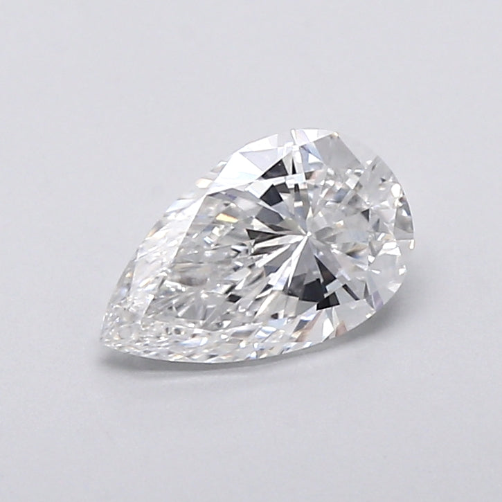 0.84 Carat Pear Shaped, Very Good Cut, E Color, VVS2 Clarity, IGI Certified Lab Grown Diamond