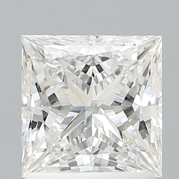 1.52 Carat Princess Shaped, Ideal Cut, E Color, VVS2 Clarity, IGI Certified Lab Grown Diamond