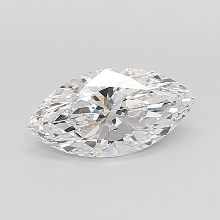 4.03 Carat Marquise Shaped, Ideal Cut, E Color, VVS2 Clarity, IGI Certified Lab Grown Diamond