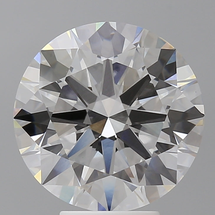 5.53 Carat Round Shaped, Excellent Cut, E Color, VVS2 Clarity, IGI Certified Lab Grown Diamond