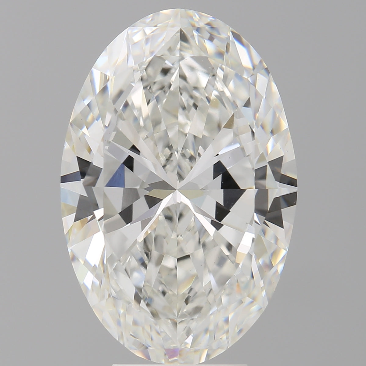 6.52 Carat Oval Shaped, Excellent Cut, F Color, VVS2 Clarity, IGI Certified Lab Grown Diamond