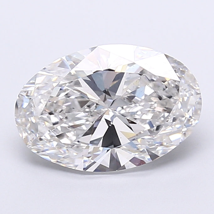 4.00 Carat Oval Shaped, Very Good Cut, E Color, VS1 Clarity, IGI Certified Lab Grown Diamond