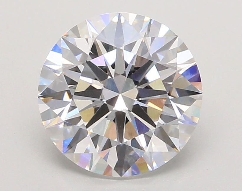 3.05 Carat Round Shaped, Ideal Cut, E Color, VVS2 Clarity, IGI Certified Lab Grown Diamond