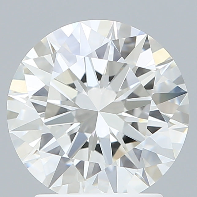 2.10 Carat Round Shaped, Excellent Cut, F Color, VVS2 Clarity, IGI Certified Lab Grown Diamond