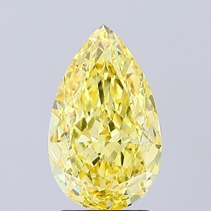 2.50 Carat Pear Shaped, Ideal Cut, VS1 Clarity, IGI Certified Lab Grown Diamond