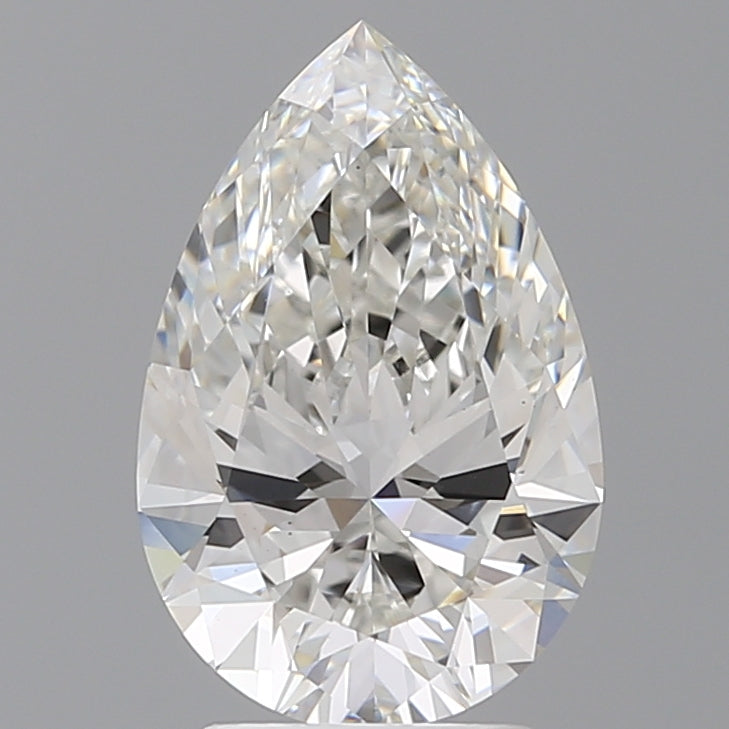 3.05 Carat Pear Shaped, Ideal Cut, F Color, VS1 Clarity, IGI Certified Lab Grown Diamond