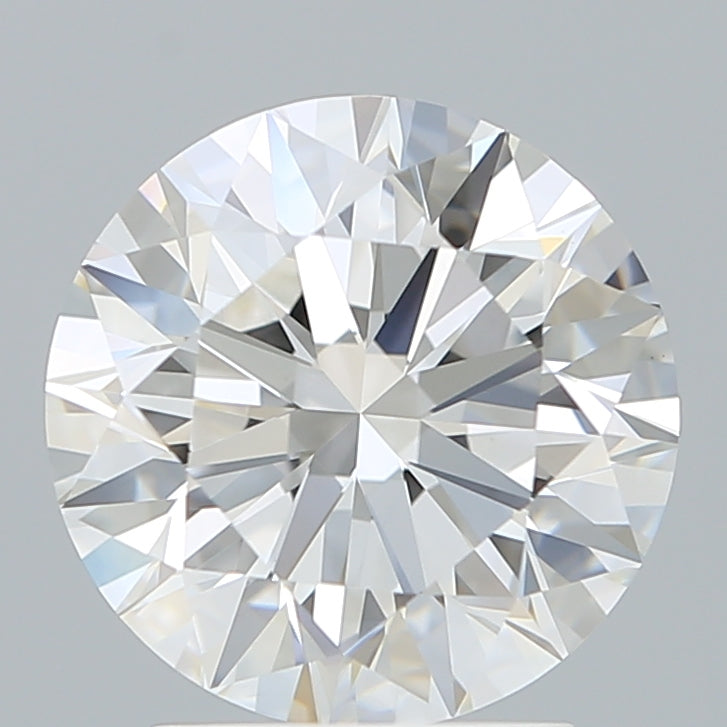 2.68 Carat Round Shaped, Ideal Cut, F Color, VVS2 Clarity, IGI Certified Lab Grown Diamond