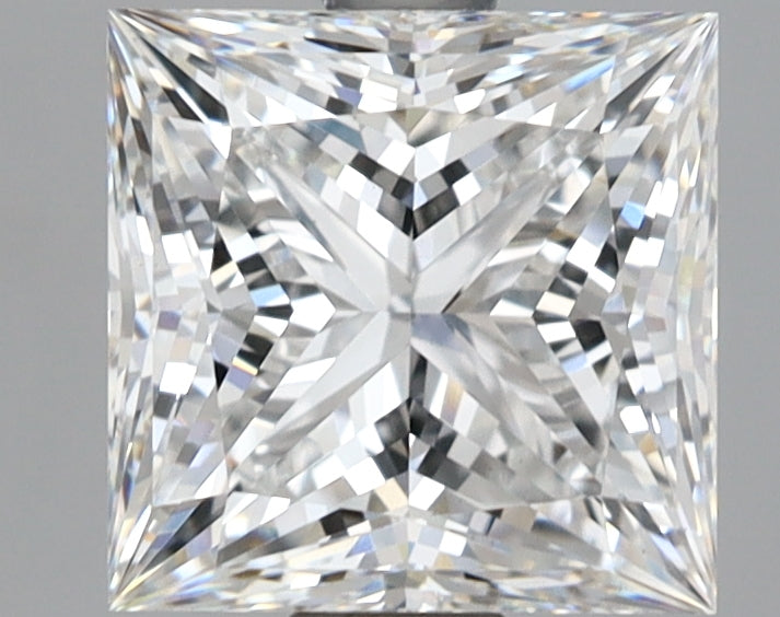 2.59 Carat Princess Shaped, Ideal Cut, E Color, VS1 Clarity, IGI Certified Lab Grown Diamond