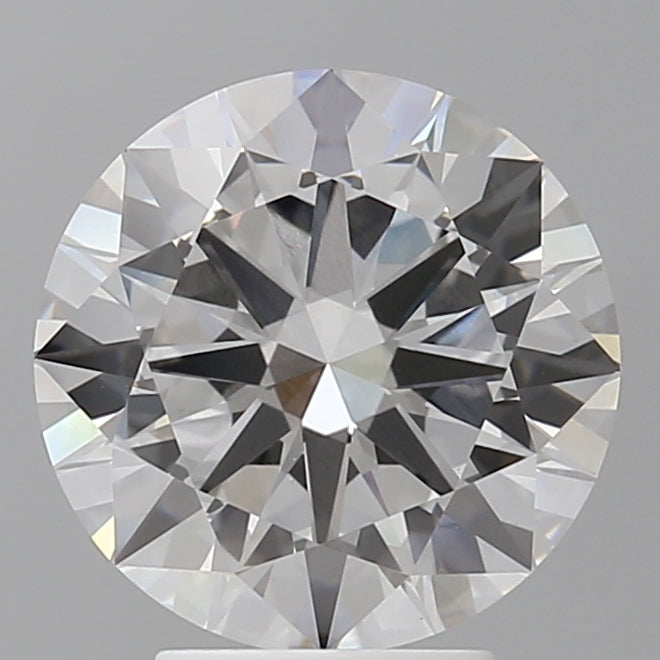 4.03 Carat Round Shaped, Excellent Cut, E Color, VVS2 Clarity, IGI Certified Lab Grown Diamond