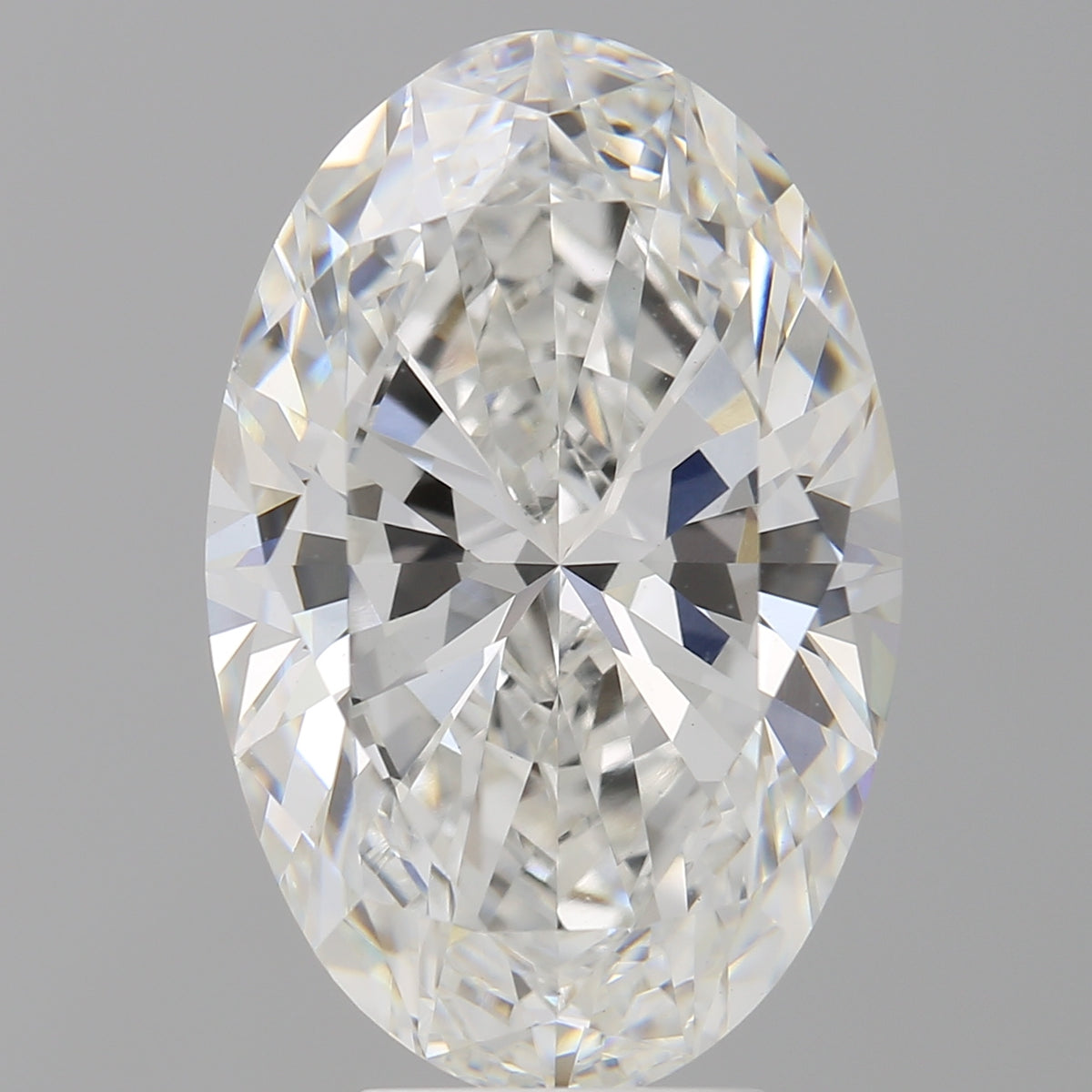 6.09 Carat Oval Shaped, Ideal Cut, F Color, VVS2 Clarity, IGI Certified Lab Grown Diamond
