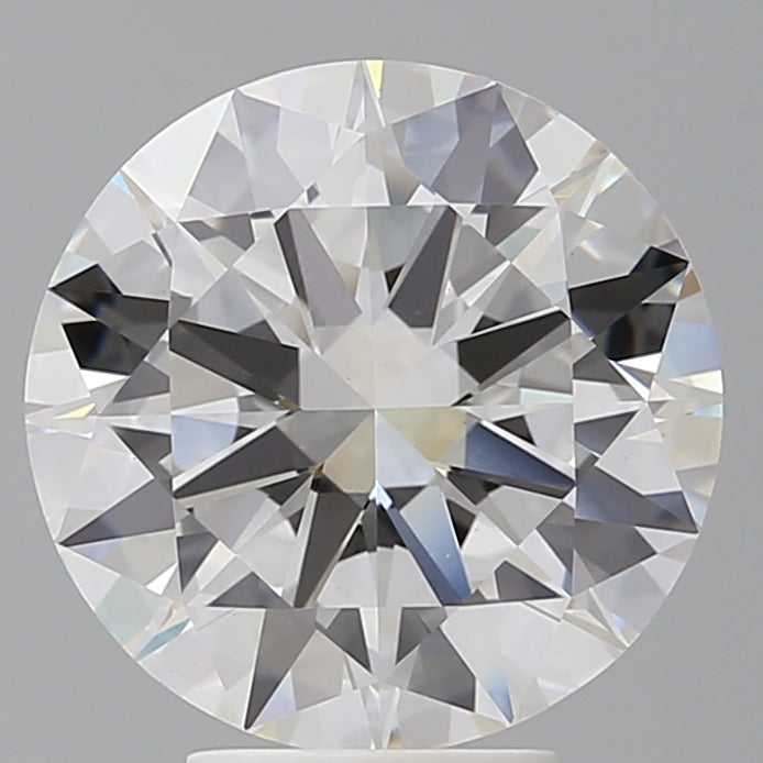 5.06 Carat Round Shaped, Excellent Cut, E Color, VVS2 Clarity, IGI Certified Lab Grown Diamond