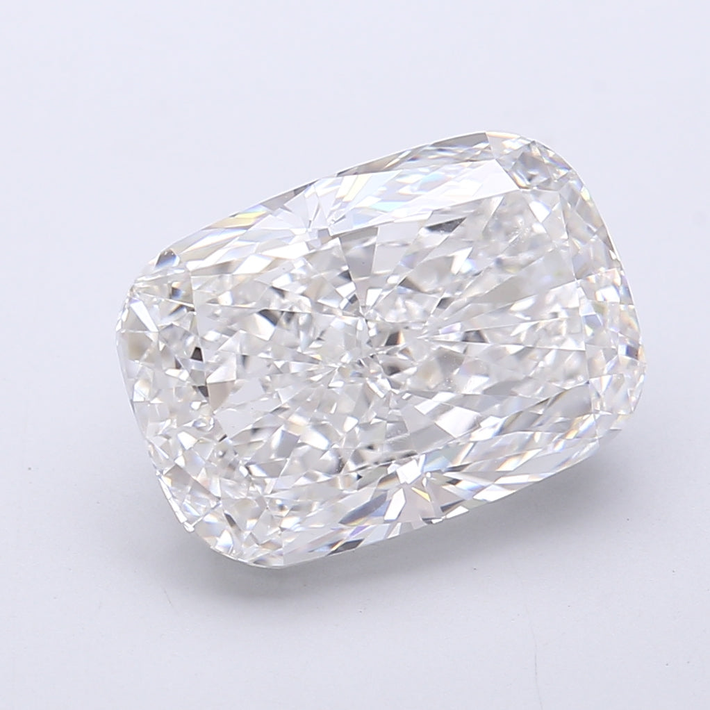 6.18 Carat Cushion Shaped, Very Good Cut, E Color, VVS2 Clarity, IGI Certified Lab Grown Diamond