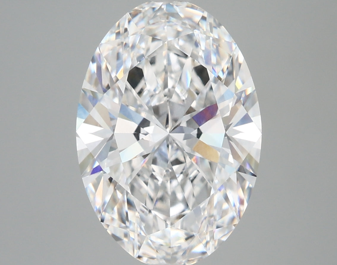 4.44 Carat Oval Shaped, Very Good Cut, D Color, VVS2 Clarity, IGI Certified Lab Grown Diamond