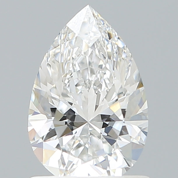 1.09 Carat Pear Shaped, Excellent Cut, D Color, VVS1 Clarity, IGI Certified Lab Grown Diamond