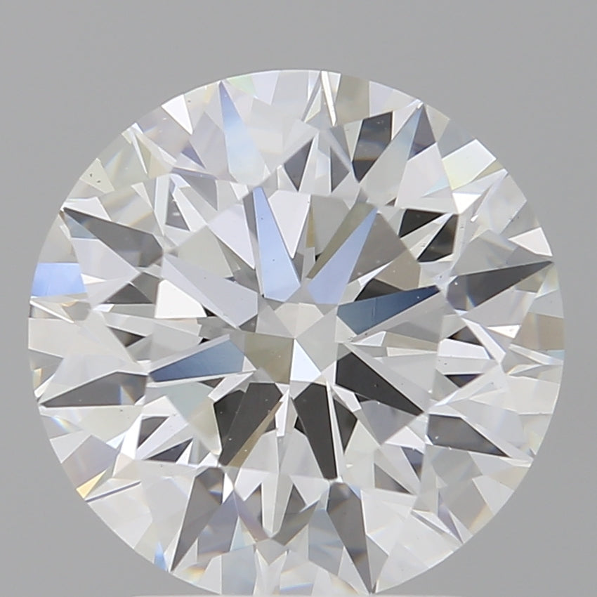 2.95 Carat Round Shaped, Ideal Cut, E Color, VS1 Clarity, IGI Certified Lab Grown Diamond