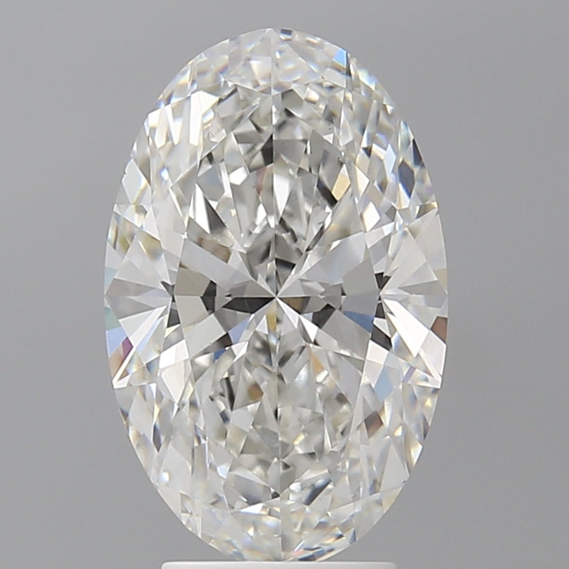 4.05 Carat Oval Shaped, Ideal Cut, F Color, VS1 Clarity, IGI Certified Lab Grown Diamond