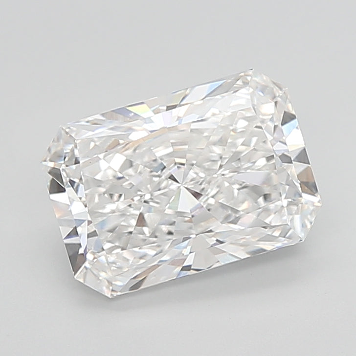 4.08 Carat Radiant Shaped, Ideal Cut, D Color, VVS2 Clarity, IGI Certified Lab Grown Diamond