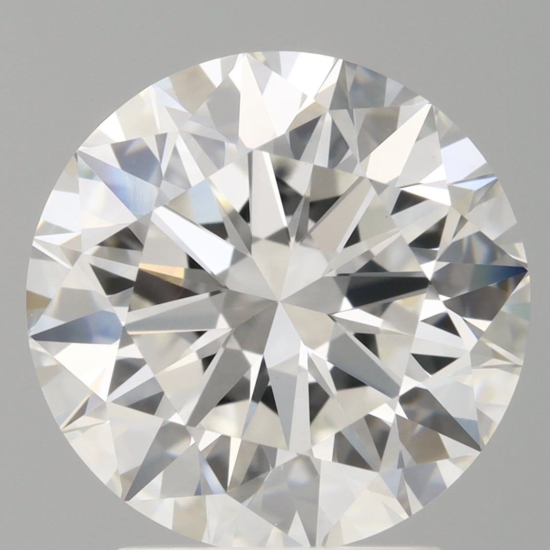 3.03 Carat Round Shaped, Excellent Cut, E Color, VVS2 Clarity, IGI Certified Lab Grown Diamond