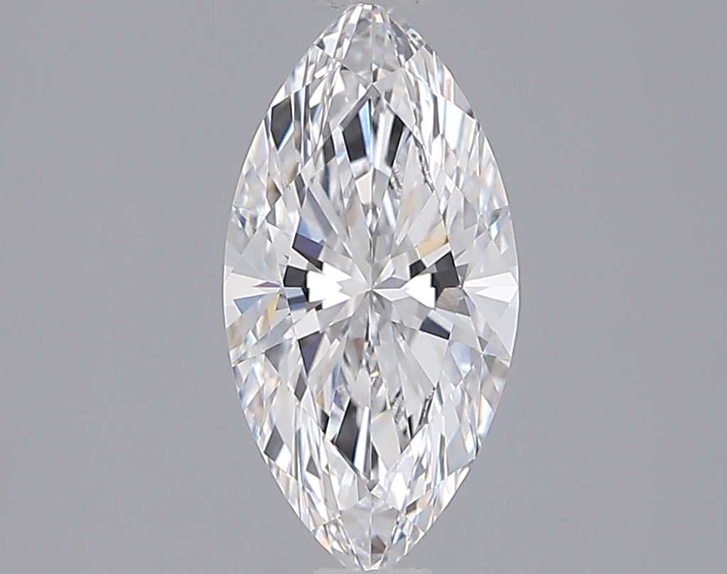 1.53 Carat Marquise Shaped, Ideal Cut, D Color, VVS2 Clarity, IGI Certified Lab Grown Diamond