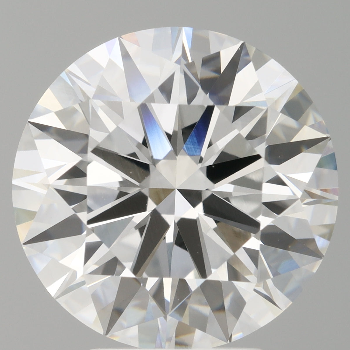 5.10 Carat Round Shaped, Ideal Cut, F Color, VVS2 Clarity, IGI Certified Lab Grown Diamond