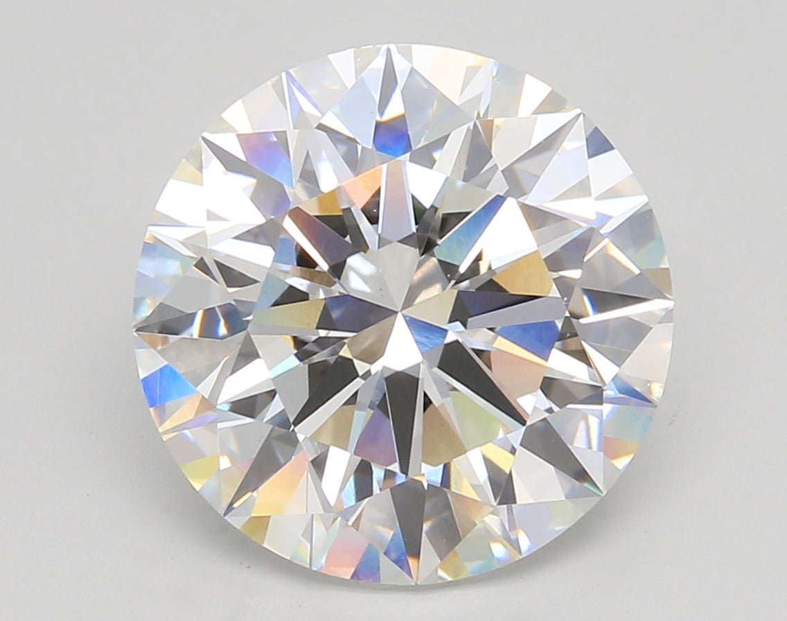 6.58 Carat Round Shaped, Ideal Cut, F Color, VS1 Clarity, IGI Certified Lab Grown Diamond