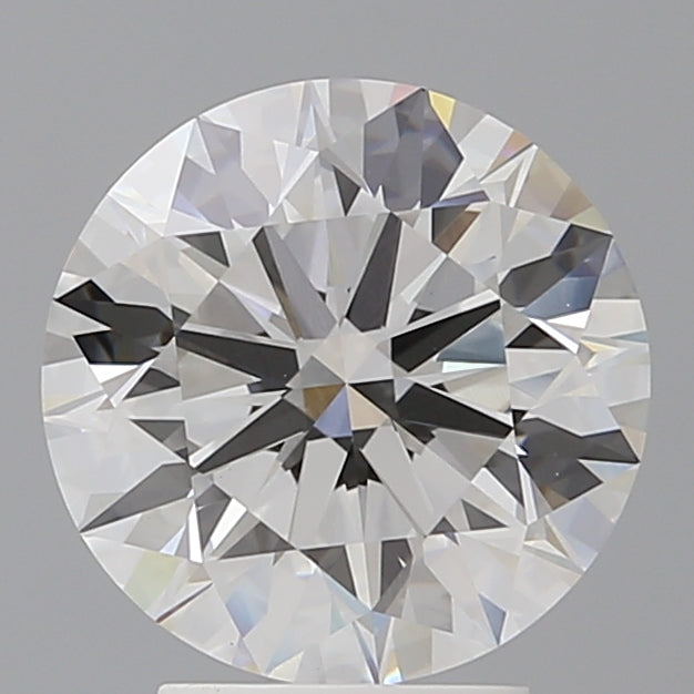 3.58 Carat Round Shaped, Ideal Cut, F Color, VVS2 Clarity, IGI Certified Lab Grown Diamond