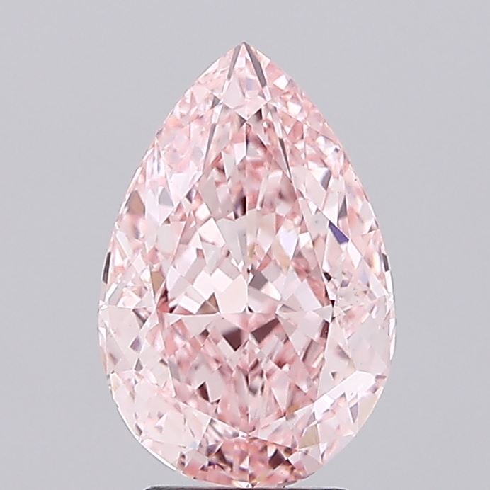 4.11 Carat Pear Shaped, Ideal Cut, VVS2 Clarity, IGI Certified Lab Grown Diamond