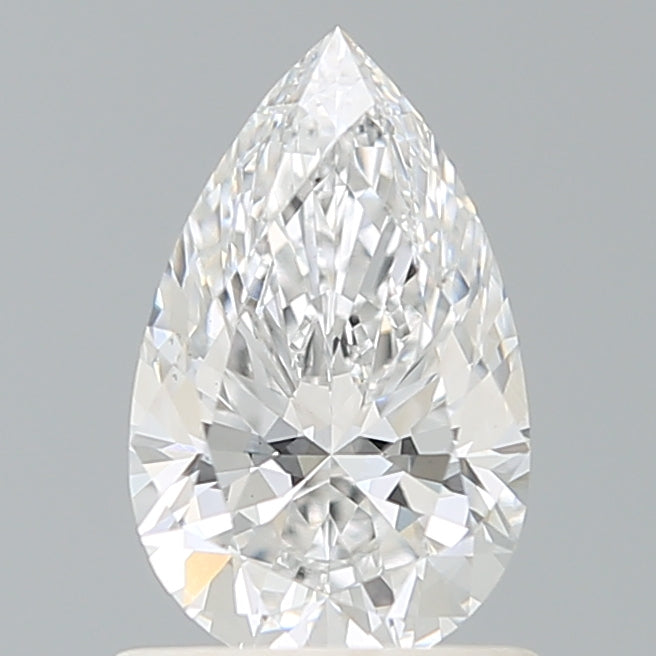1.03 Carat Pear Shaped, Ideal Cut, E Color, VS2 Clarity, IGI Certified Lab Grown Diamond
