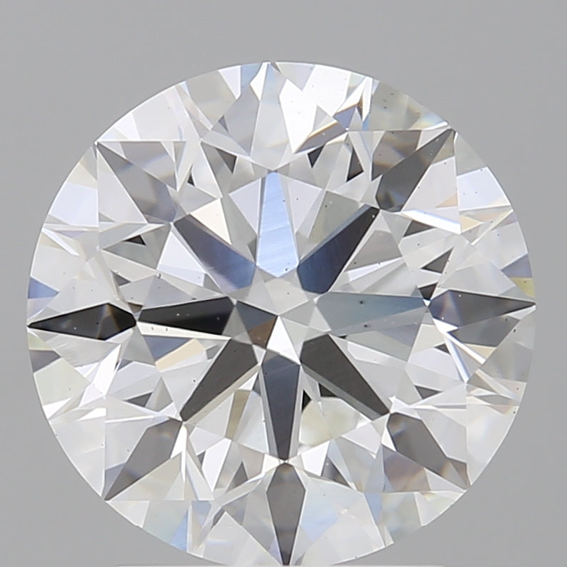3.05 Carat Round Shaped, Excellent Cut, E Color, VS1 Clarity, IGI Certified Lab Grown Diamond