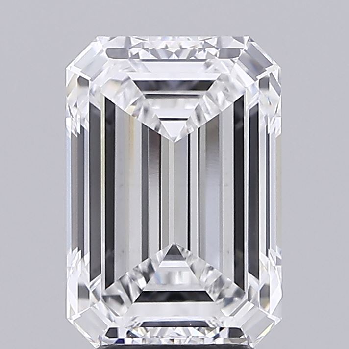 4.04 Carat Emerald Shaped, Excellent Cut, E Color, VVS1 Clarity, IGI Certified Lab Grown Diamond