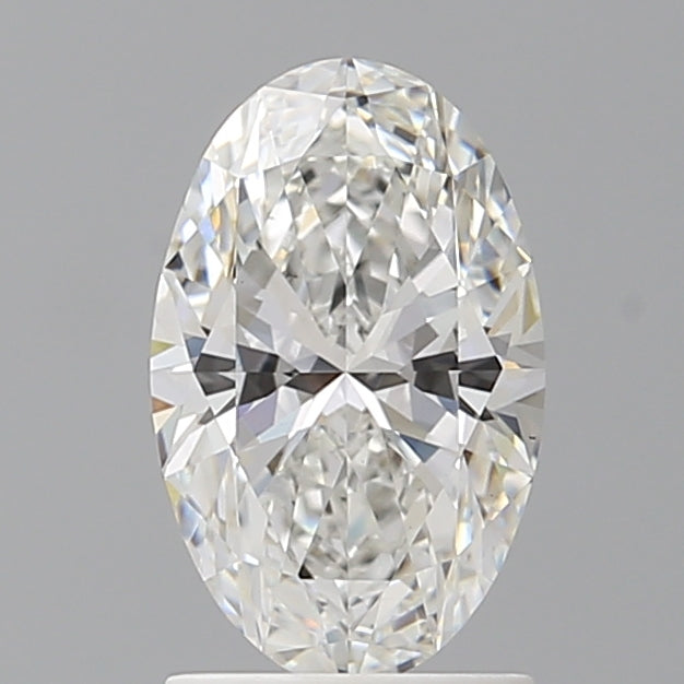 1.60 Carat Oval Shaped, Ideal Cut, E Color, VS2 Clarity, IGI Certified Lab Grown Diamond