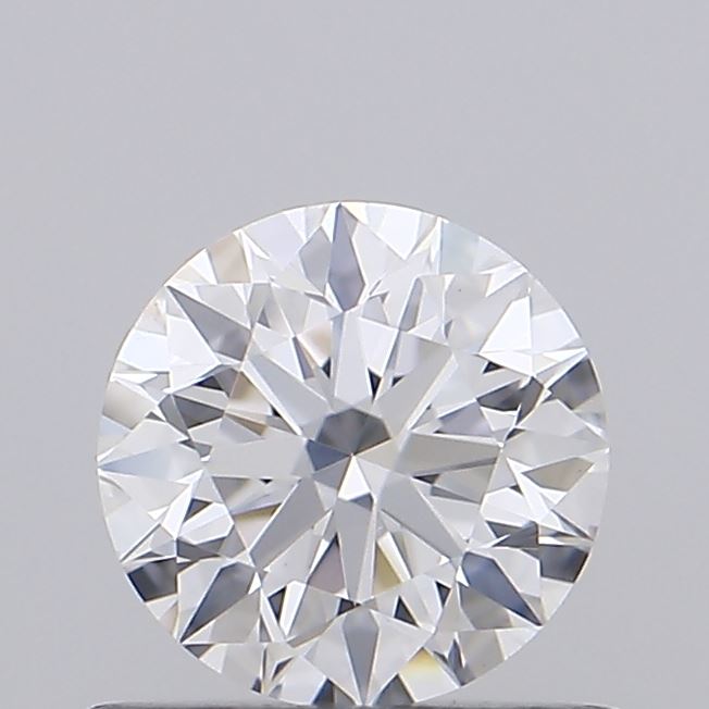 0.53 Carat Round Shaped, Excellent Cut, D Color, VVS2 Clarity, IGI Certified Lab Grown Diamond