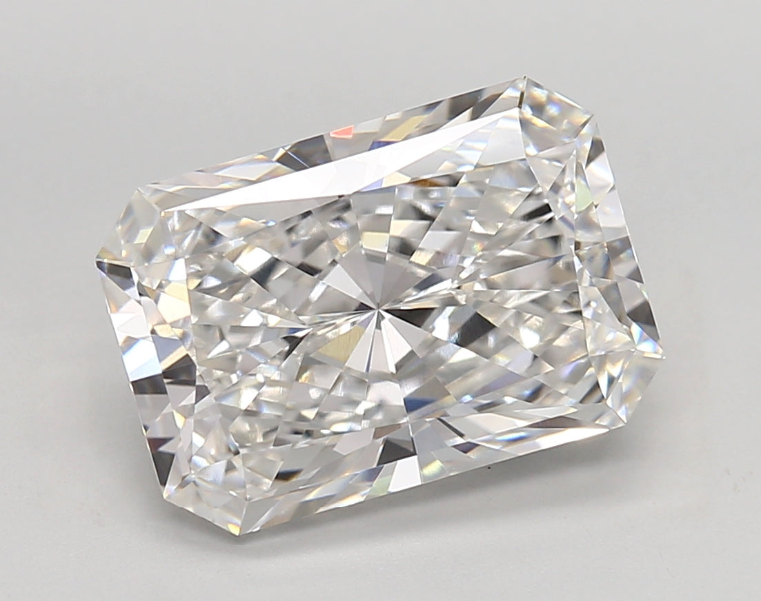 5.02 Carat Radiant Shaped, Very Good Cut, E Color, VVS1 Clarity, IGI Certified Lab Grown Diamond
