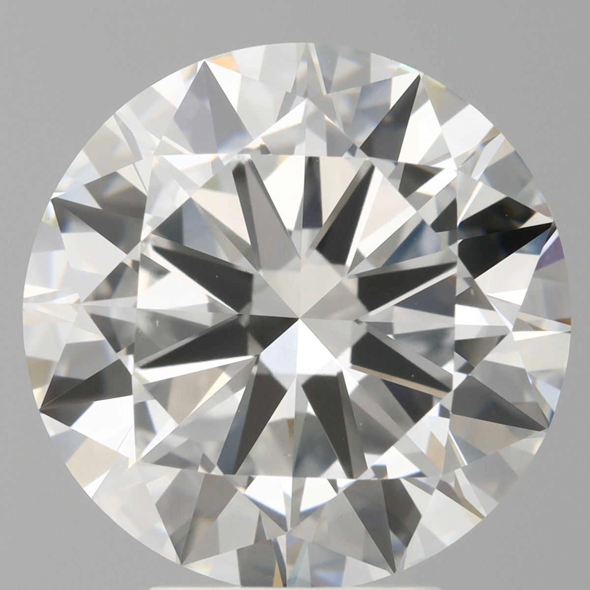 5.01 Carat Round Shaped, Excellent Cut, F Color, VVS2 Clarity, IGI Certified Lab Grown Diamond