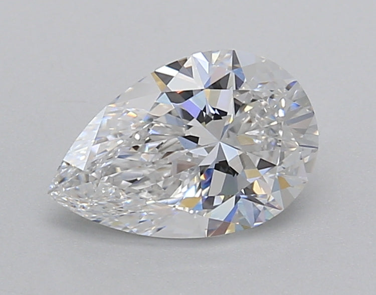 1.02 Carat Pear Shaped, Excellent Cut, D Color, VVS2 Clarity, IGI Certified Lab Grown Diamond