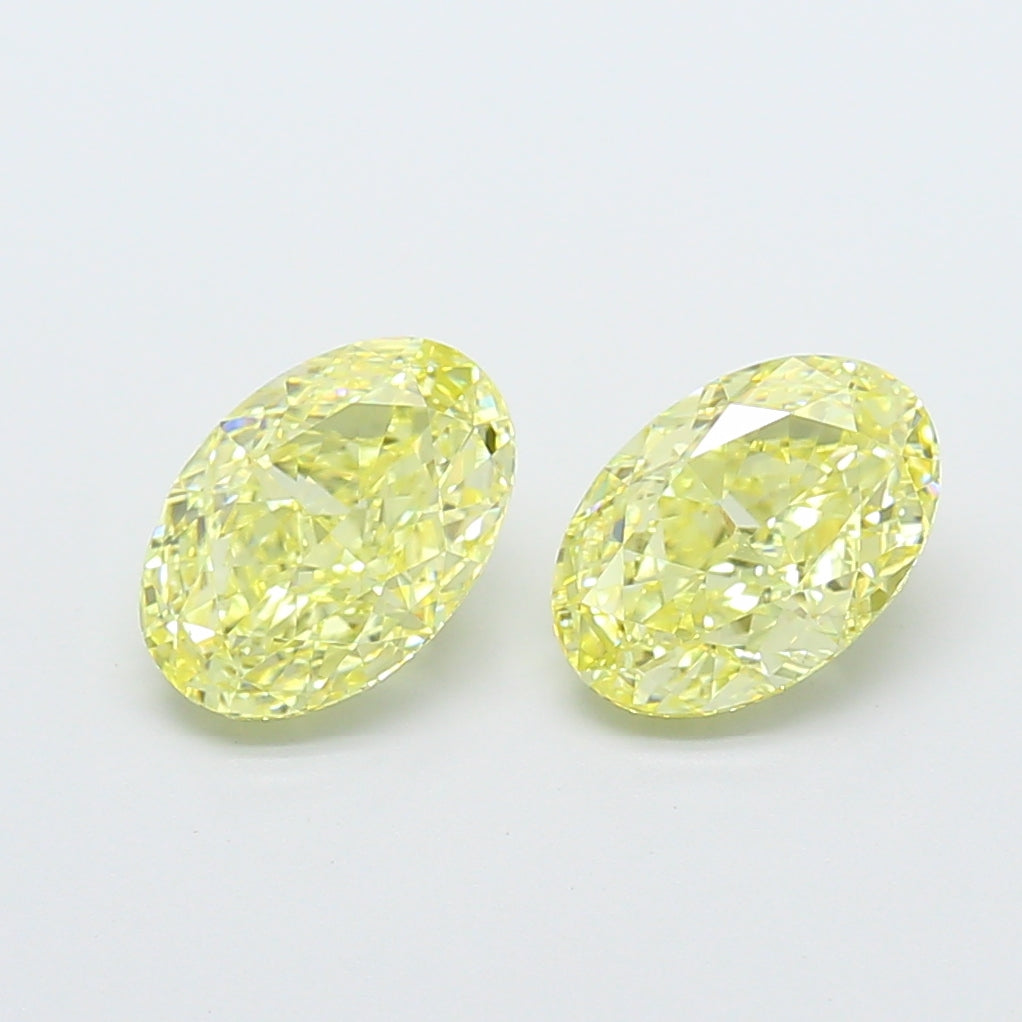 1.59 Carat Oval Shaped, Excellent Cut, VVS2 Clarity, IGI Certified Lab Grown Diamond